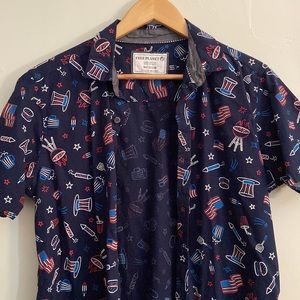 Patriotic button down